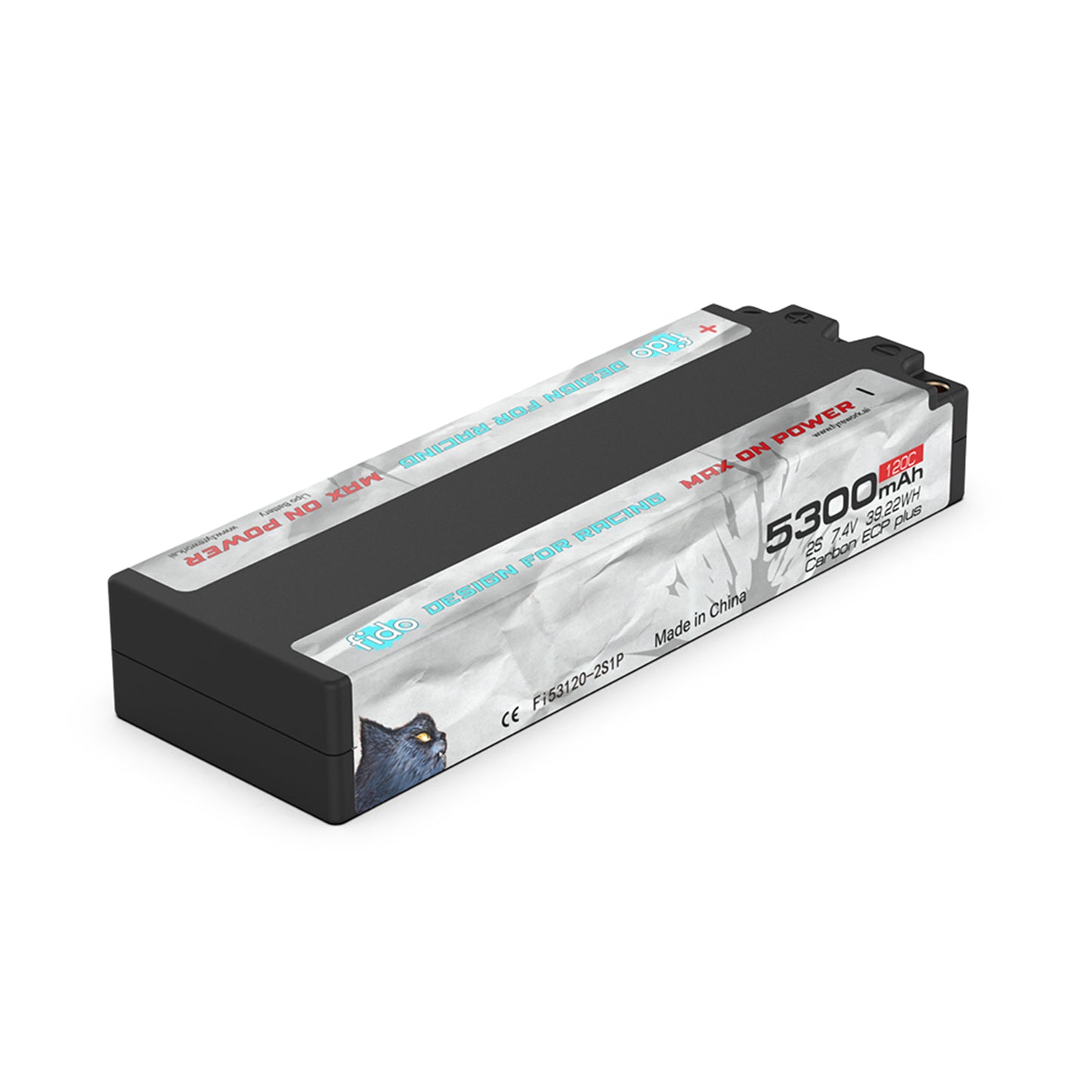 Fi53120-2S1P Fido RC Racing Lipo Battery 5300mAh 7.4V LCG pack