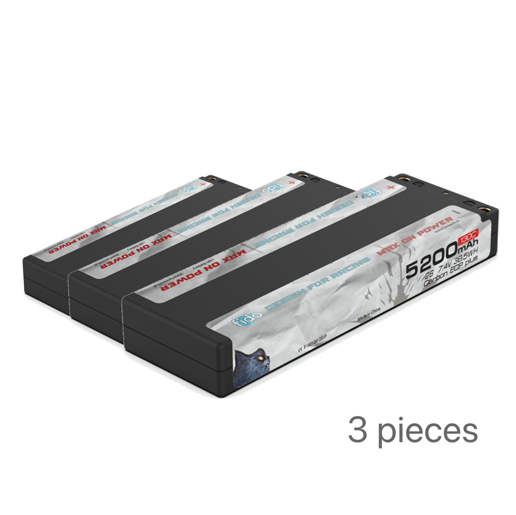 Fi52130-2S1P Fido RC Sport Lipo Battery 5200mAh 7.4V Stick Pack ultra LCG Sport