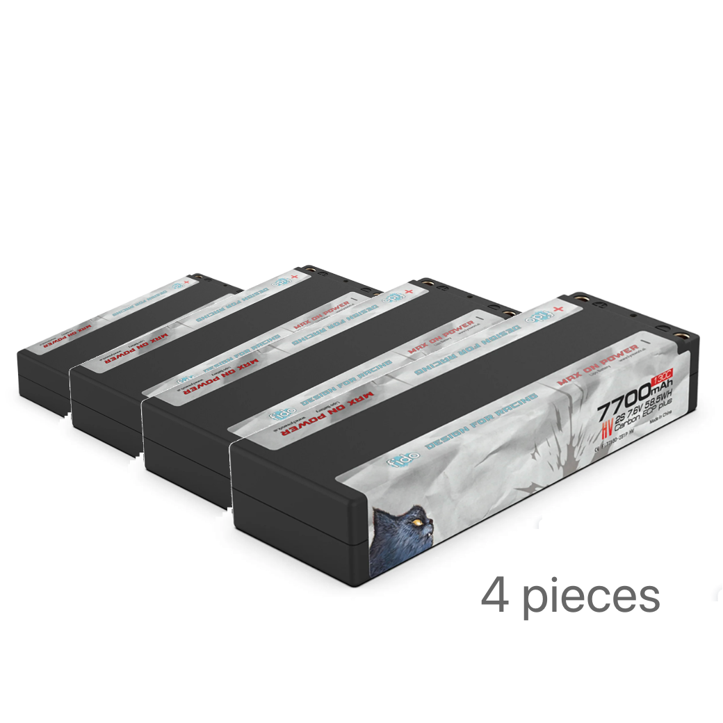 Fi77130-2S1P HV Fido RC Sport Lipo Battery 7700mAh 7.6V Stick Pack Sport