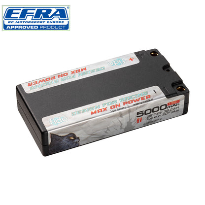 Fi50135-2S1P HV Fido RC Racing Lipo Battery 5000mAh 7.6V LCG Shorty Pack HV